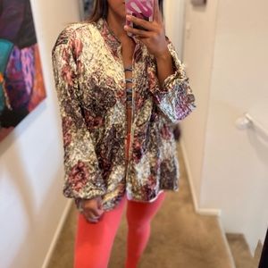 Vintage Bomber Style jacket - oversized